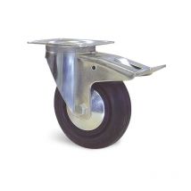 Guitel - Roulette Pivotante Port-Roll 100mm a Platine 100kg Frein
