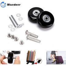 Roulette Valise, Bagage Valise Réparation Roulette Charge Lourd 50mm Muette Caoutchouc Universelle Pivotante Roue Rechange Transport Remplace