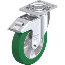 Blickle - Roulettes avec corps en acier inoxydable. Adapté pour les charges lourdes. Modèle (général) Roulettes Stop Fix 200 mm b