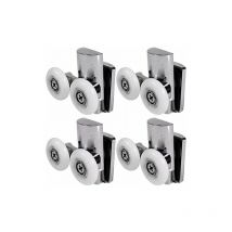 Roulettes de Porte de Douche,23 mm Roues De Porte de Douche en Haut ou en Bas