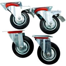 Roulette pivotante 100 mm - vendues par 4