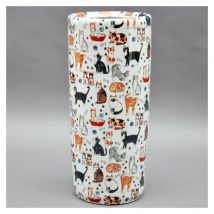 Geko - Round Assorted Cats Umbrella Stands - Vase - L20 x W20 x H46 cm