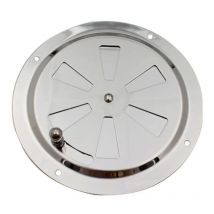 Round ventilation grille, adjustable ventilation opening, stainless steel air inlet and outlet