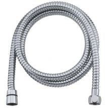 Rousseau Flexible de douche 2,0m nf double agrafage en inox chromé
