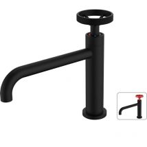 Rousseau mitigeur lavabo industriel bec fix noir