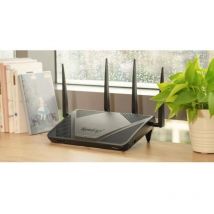 Synology - RT2600AC - Bi-bande (2,4 GHz / 5 GHz) - Wi-Fi 4 (802.11n) - 1733 Mbit/s - 800 Mbit/s - 1733 Mbit/s - Gigabit Ethernet