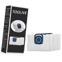 Redroad - Rowenta Lot de 4 sacs Hygiène+, Compatibles avec les aspirateurs traineau Compact Power, Power xxl, Silence Force, X-Trem Power ZR200520