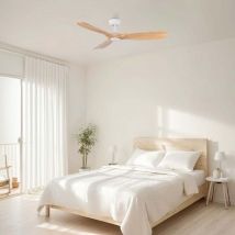 Ventyly - rowind Ventilador de Techo Blanco/Pino Ø120 cm