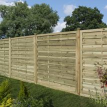 Rowlinson 6x6 Gresty Screen 3 Pack - Natural Timber