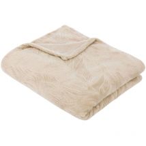 Roy beige flanella gettoni 125x150cm Atmosphera Créateur D'intérieur