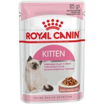Kitten 85g (Salsa) para gatitos de 4 a 12 meses - 12 Sobres 85g - Royal Canin