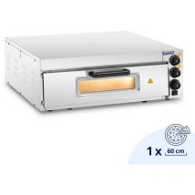 Four à Pizza Tarte Flambée Électrique Pro 2kW 230V 350 °c ø60cm - Royal Catering