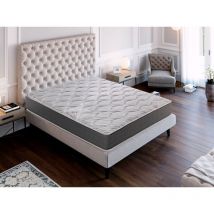 Colchón Viscoelástico Royal Sleep Ceramic, 23 cm, Hilo de Carbono y Biocerámico, Regenerador, Firmeza alta, 80x182