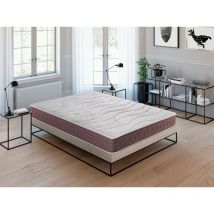 Colchón viscoelástico Royal Sleep Dormant Premium, 24 cm, Antiácaros, Hilo de plata, Firmeza alta, 150x200