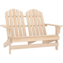 Royalton - 2-Seater Garden Adirondack Chair Solid Fir Wood