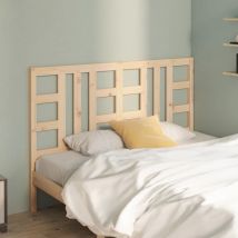 Bed Headboard 141x4x100 cm Solid Wood Pine - Royalton