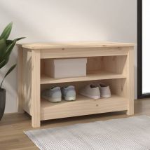 Royalton Shoe Bench 70x38x45.5 cm Solid Wood Pine