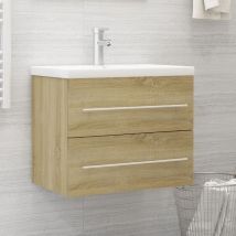 Royalton Sink Cabinet Sonoma Oak 60x38.5x48 cm Engineered Wood