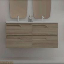 Mobiliario Royo - royo C0072609 vitale Mueble de Baño con Lavabo 120 cm Beige Nature - ref: C0072609
