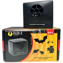 Rp1 Répulsif Ultrason Efficace – Anti Nuisibles : Chauves-souris, Rongeurs, Cafards, Araignées, Puces – 3 Modes De Fréquence Réglables – Satenco