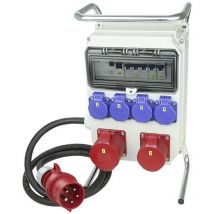 PCE - Répartiteur de courant cee 9134175 Répartiteur en plastique ANIF4 32 a. IP44