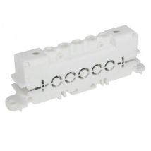 Cahors – Répartiteur de terre Aluminium – 1 câble Alu 50mm² et 6 dérivations 35mm² Alu – Intensité courant, Tension électrique, Sens de pose