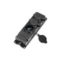 Tresice France - orno AE-13166 multiprise exterieur éTANCHE RéSISTANCE à L'HUMIDITé et aux chocs SéPARATEUR etanche RéPARTITEUR IP44 16A 230V ac
