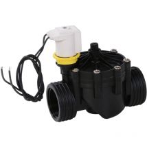 Elettrico betätigtes Elettrovalvola, Filettatura Interna da 1 1/4 24 vac con Flow-Controllo, Nero, 13 x 14 x 7 cm, nd636 - RPE