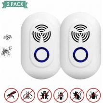 Naxunnn - Répulsif à ultrasons pour rongeurs rodenticide électronique insecte cafard ravageur protection de l'environnement rodenticide organique