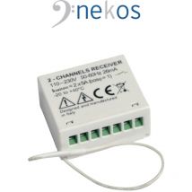 RR2-M Nekos ricevitore radio da incasso a due canali