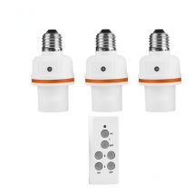 Qiedie - RS-6 Douille Connectée Ampoule Telecommande Culot E27,1 télécommande,3 douille de lampe
