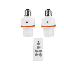Qiedie - RS-6 Douille Connectée Ampoule Telecommande Culot E27,1 télécommande,2 douille de lampe
