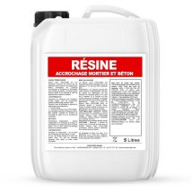 Procom - Résine d'accrochage, adjuvant ciment, mortier, béton, améliore la résistance, l'imperméabilité, la dureté - Résine latex ffffff 20 litres