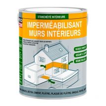 Procom - Résine d'étanchéité mur intérieur, anti-humidité, anti-salpêtre - Plâtres, pierres, briques, ciment, béton