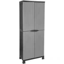 Regalos Miguel - Armoire en résine pour extérieur avec 3 étagères 171x68x39cm