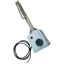 Résistance Ballon échangeur - tampon - chauffe-eau solaire - Thermoplongeur - raccord 1'1/2 - 3 kw - 400 v