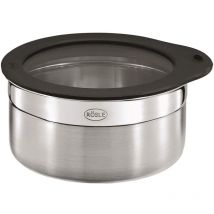 Rosle 16556 Barattolo con coperchio salvafreschezza, Argento, 12 cm/6.3 cm h