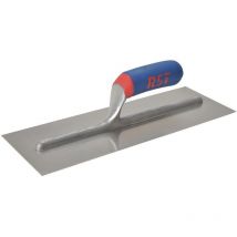 RST - r.s.t. Plasterer's Finishing Trowel Stainless Steel Soft Touch Handle 14 x 4.3/4