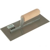 RST - r.s.t. RTR153DT Notched Trowel 5mm v Notches Wooden Handle 11 x 4.1/2in 153DT