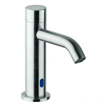 Grifo electrónico de lavabo de acero inoxidable AISI 316L con alimentación de 230 V - Idral
