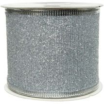Ruban a paillettes argente 6,3x270cm