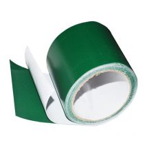 Ruban Adhésif de Réparation de Bâche, Ruban D'étanchéité pour Camion ou de Serre, Toile de Tente ou Tonnelle (8 cm x 5 m, Vert)
