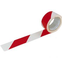 Ruban adhésif Taliaplast 66M 50 mm rouge et blanc - 540402