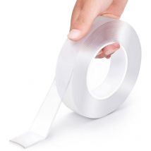 Ruban adhésif double face Heavy Duty 5M Ruban mural polyvalent Ruban de montage amovible Réutilisable Strong Clear Gel Tape Poster Tape Tape Tape