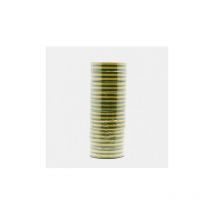 Ruban adhesif isolant vert-jaune 15mmx10m (à l'unité) PVC auto-extinguible ALTERNATIVE ELEC AE40106