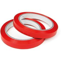 Klebeband F.beutelschließer Breite 12mm Länge 66m Stärke 77μ Rot Transpak