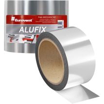 Ruban adhésif Eurovent – 50 mm x 50 m – simple face – feuille PE métallisée – sans solvant, résistant aux rayons UV