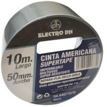 Electro Dh - Ruban adhésif Americana Super Ruban adhésif 50mmx10m Gris Dh 04.440/10/g