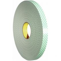 Ruban adhésif mousse double face polyuréthane 3 3M x38mm 3M 1152703