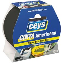 Ceys - Rouleau De Ruban Américain Noir 10m X 50mm. 507605